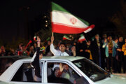 فیلم/ شیراز، پیروزی تیم ملی را جشن گرفت