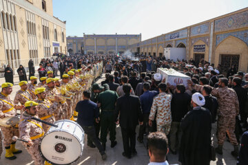 Funeral por el alto oficial de la Fuerza Aeroespacial del CGRI Davud Yafari en Shiraz