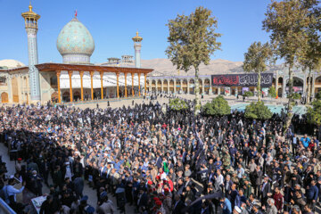 Funeral por el alto oficial de la Fuerza Aeroespacial del CGRI Davud Yafari en Shiraz