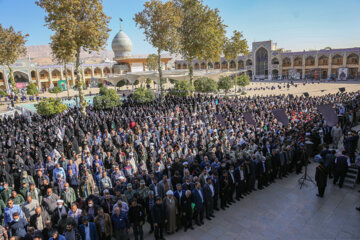 Funeral por el alto oficial de la Fuerza Aeroespacial del CGRI Davud Yafari en Shiraz