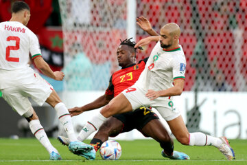 Coupe du monde Qatar 2022 : en image la rencontre Belgique-Maroc qui s'est terminée par la victoire de Maroc 2-0