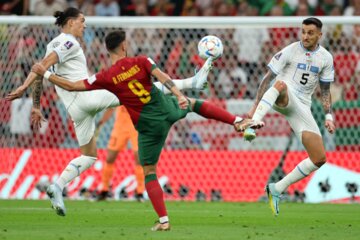 Encuentro entre Portugal y Uruguay en la Copa Mundial de la FIFA 2022