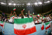 Aficionados de las selecciones de Irán y EEUU
