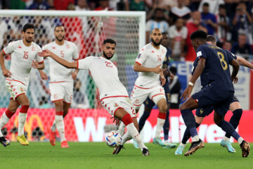 Encuentro entre Francia y Túnez en la Copa Mundial de la FIFA 2022