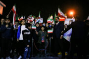 قومی فٹبال ٹیم کے قافلے کی ایران آمد
