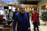 La selección de fútbol de Irán regresa a casa
