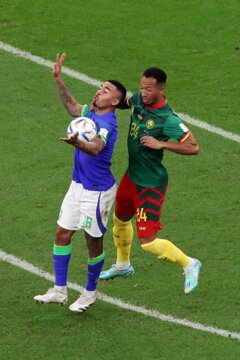 Encuentro entre Camerún y Brasil en la Copa Mundial de la FIFA 2022