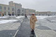ایرانی صوبے مشہد میں برفباری کے دلکش مناظر

