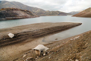 وضعیت آبی سد گاوشان در استان کردستان