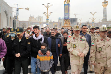 تشییع پیکر مرزبان شهید «معین قدمیاری»  در مشهد