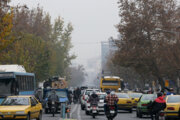 کیفیت هوای تهران ناسالم است/۱۰ نقطه در وضعیت قرمز