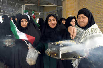 آیین استقبال از ۵۷ شهید تازه تفحص شده دوران دفاع مقدس در مرز مهران