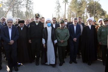 Funeral por 10 de los mártires de la Defensa Sagrada en Shiraz
