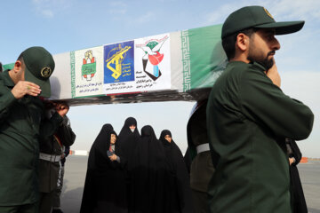 استقبال از پیکر شهدای دفاع مقدس در مشهد