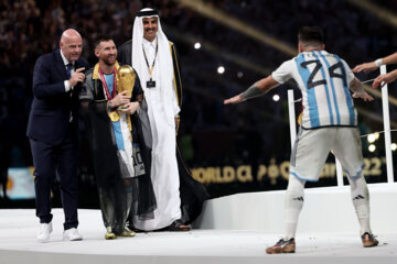 Mundial de Catar 2022: La entrega del trofeo de la Copa del Mundo de la FIFA