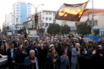 استقبال از پیکر مطهر ۱۴ شهید گمنام در بابل