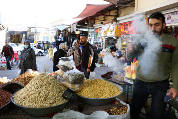 De la chaleur au marché de Yalda