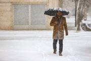 Iran : la première chute de neige de l'hiver 2022 à Zanjan