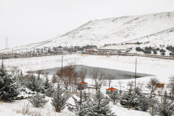 Llega la primera nieve invernal a Zanyan
