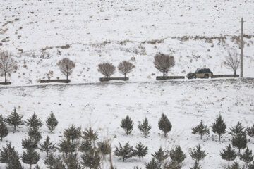 Iran : la première chute de neige de l'hiver 2022 à Zanjan au nord-ouest
