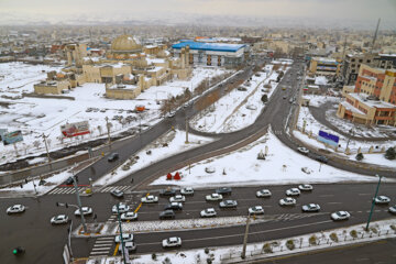 Iran : la première chute de neige de l'hiver 2022 à Zanjan au nord-ouest