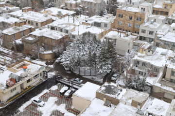 Llega la primera nieve invernal a Zanyan
