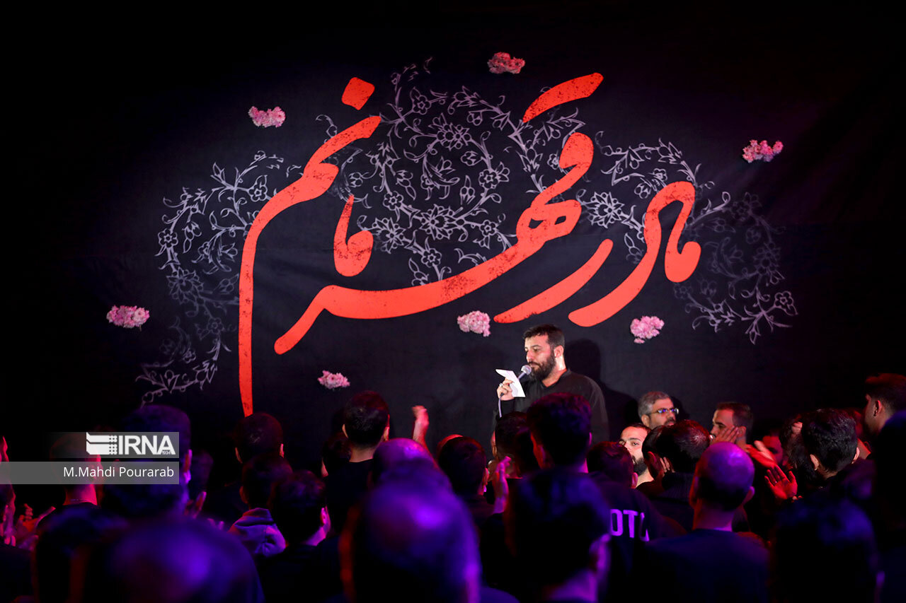 مراسم عزاداری دهه اول فاطمیه در دفتر امام جمعه قشم برگزار شد
