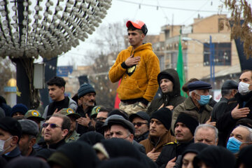 تشییع پیکر ۶ شهید گمنام- ارومیه