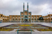 Lluvia invernal en Yazd
