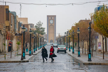 Iran-Hiver 2022 : pluie à Yazd