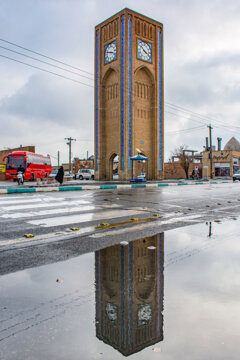 Iran-Hiver 2022 : pluie à Yazd