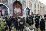 Der Friedhof „Golzar-e Shohada“ in Kerman am Vorabend des 3. Jahrestages des Martyriums von General Soleimani