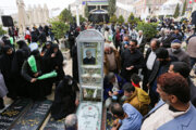  شہید قاسم سلیمانی کی تیسری سالگرہ کی مناسبت سے  کرمان میں ایک تقریب کے انعقاد کے مناظر
