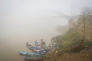 هشدار سطح نارنجی هواشناسی نسبت به پدیده مه گرفتگی در خوزستان صادر شد