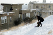 ایرانی مغربی شہر سنندج میں پہلی برفباری کے مناظر
