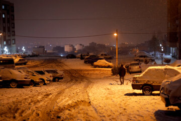 Iran : premières chutes de neige de l’année à Sanandaj