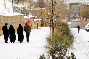 Iran : premières chutes de neige de l’année à Sanandaj