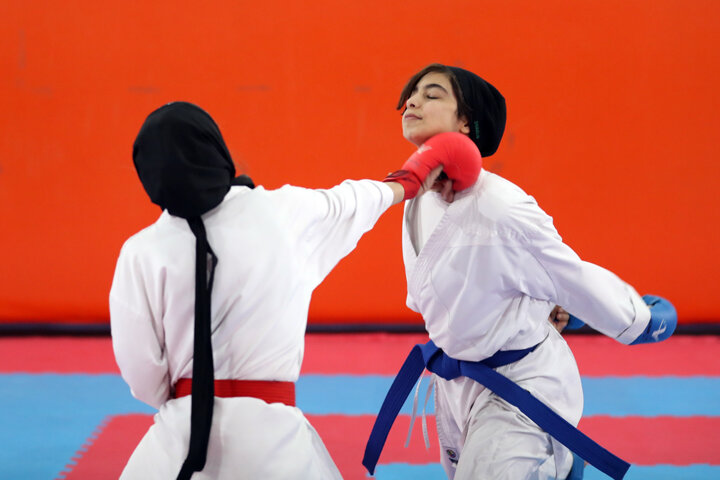 دختران کاراته کای قشم قهرمان مسابقات هرمزگان شدند