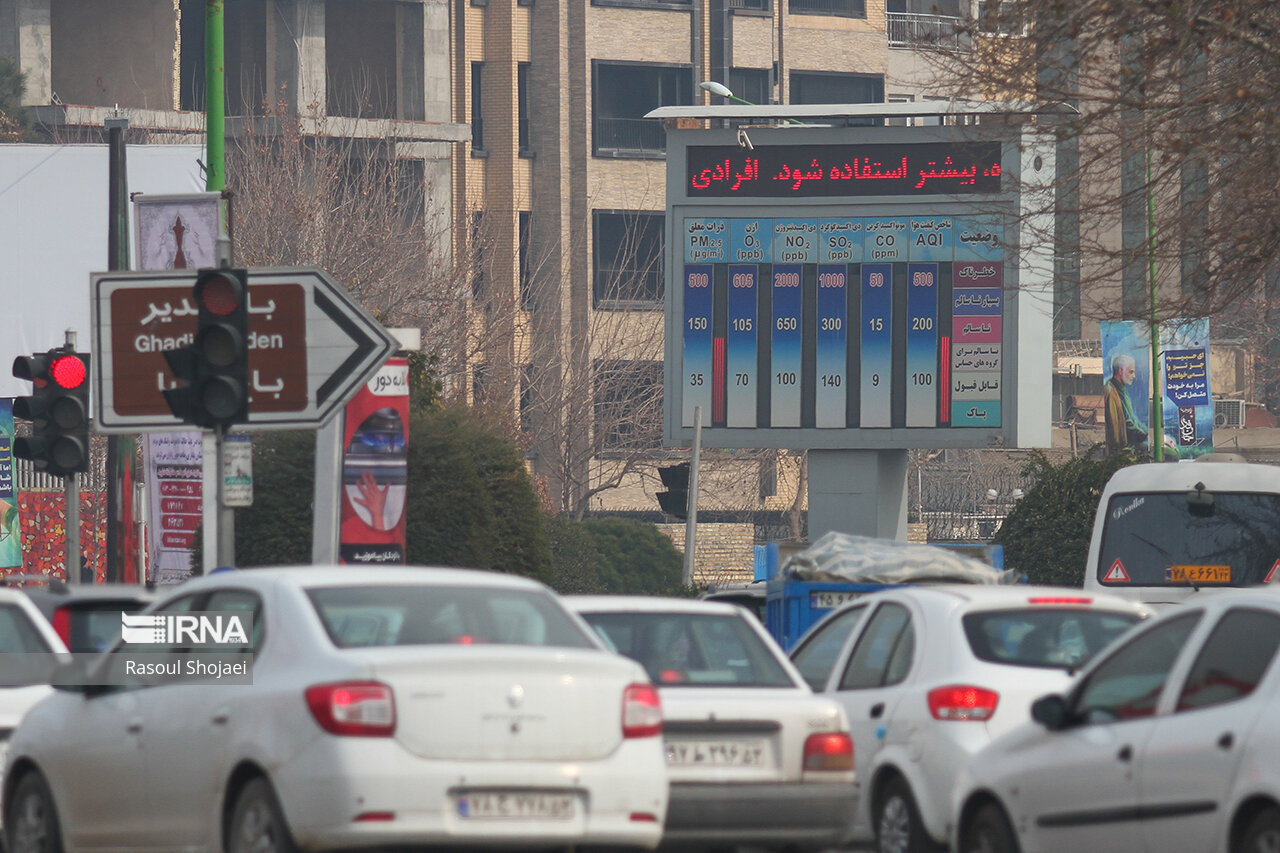 غلظت ذرات معلق در هوای اصفهان ۵ برابر استاندارد جهانی است