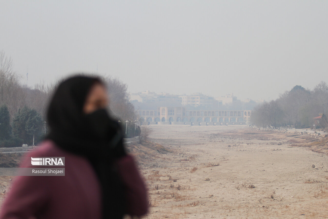 هوای اصفهان برای دومین روز متوالی آلوده است