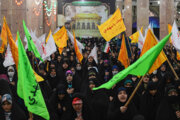 Rassemblement des femmes défenseures du Velayat à la mosquée Jamkaran