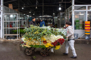 Téhéran: un marché aux fleurs pour la fête des mères