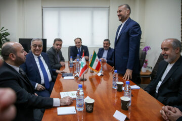 دیدار «عبدالله بوحبیب» وزیر امور خارجه لبنان و حسین امیر عبداللهیان وزیر امور خارجه ایران