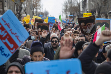 راهپیمایی سراسری در اعتراض به اهانت مجله شارلی ابدو- کرمانشاه