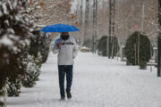 Starker Schneefall in Teheran