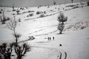 Снежная природа Рудбара на севере Ирана