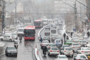 Снегопад в Тегеране