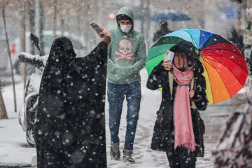 برف شدیدِ تهران