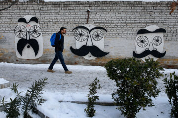 Teherán bajo la nieve
