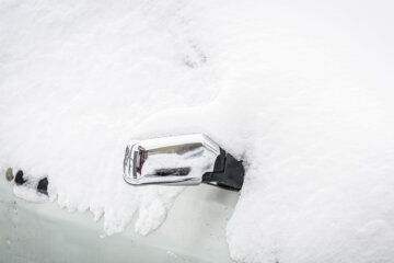 La nieve cubre de blanco Irán